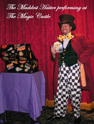 Doug Hoover performing at the world famous Magic Castle in Hollywood as 