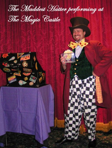 Doug Hoover performing at the world famous Magic Castle in Hollywood as